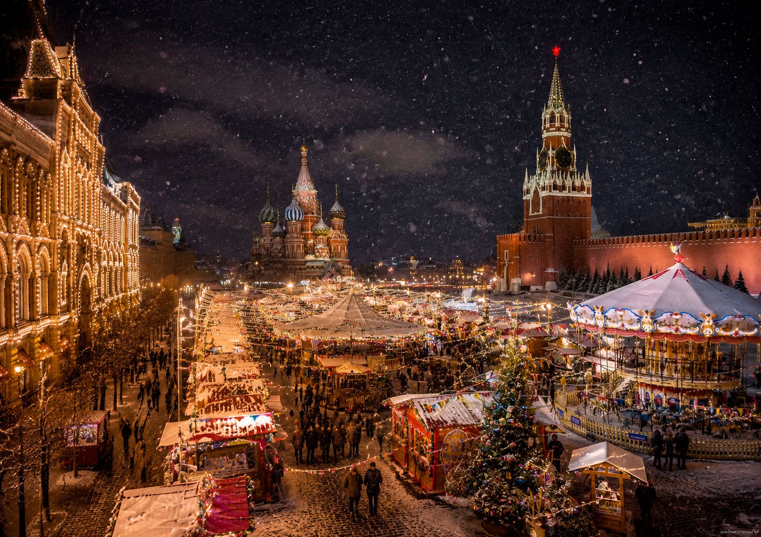 Новогодняя Москва